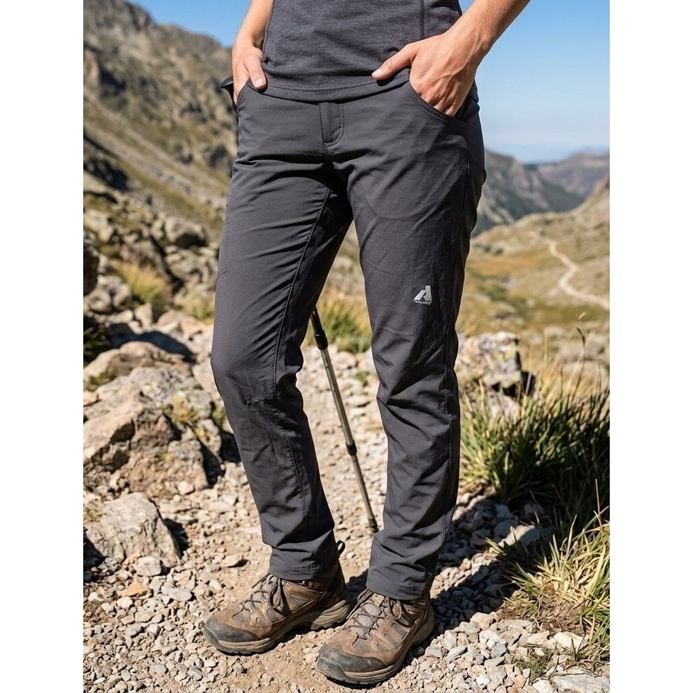 Eddie Bauer First Ascent Guide Pro Pants Womens 12 (35x31) Black Hiking Outdoor